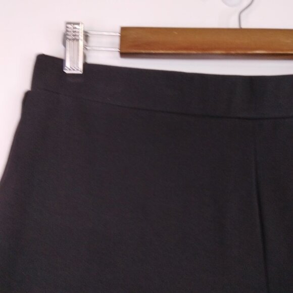 Susan Graver Pull On  Straight Leg Black Pants Size S - Picture 4 of 10